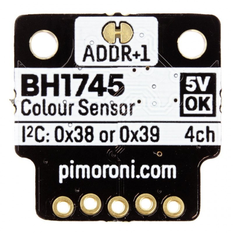 Pimoroni BH1745 - světelný a barevný snímač I2C