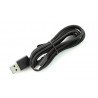 Kabel USB 3.0, typ C 1,5 m - černý oplet - zdjęcie 2
