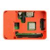 Pouzdro Raspberry Pi Model 3B + / 3B / 2B RS Pro Plus - červené s krytem - zdjęcie 4
