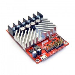 RoboClaw 2x15A USB V5 - dvoukanálový ovladač pro motory 34V / 15A - Pololu 3285