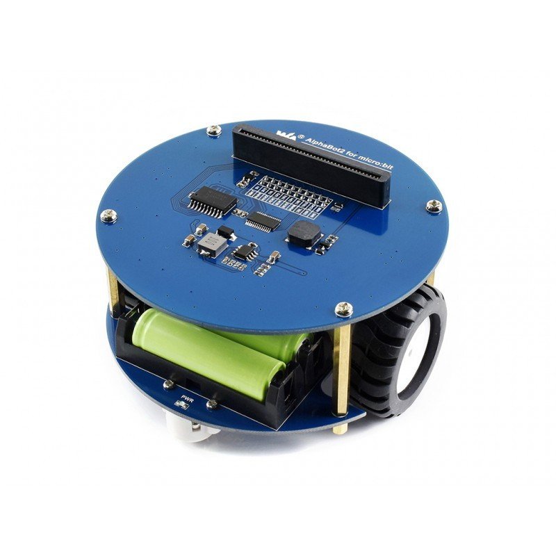 AlphaBot2 Acce Pack - kruhová robotická platforma se senzory a stejnosměrným pohonem pro mikro: bit