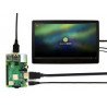 IPS LCD kapacitní dotyková obrazovka 11,6 '' (D) 1920x1080px HDMI + USB pro Raspberry Pi 3B + / 3B / 2B / Zero černé pouzdro - zdjęcie 6
