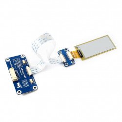Waveshare E-paper E-Ink (D) HAT 2.13 '' 212x104px - překrytí s flexibilním displejem pro Raspberry Pi