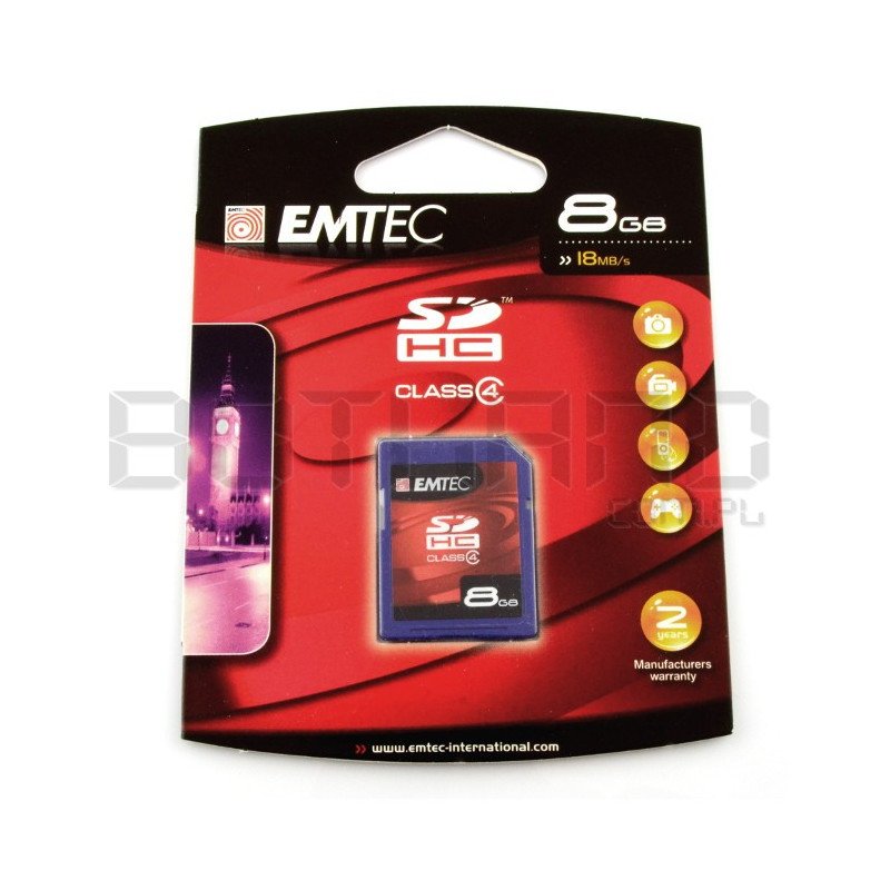 Paměťová karta Emtec SD / SDHC 8 GB třídy 4