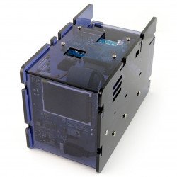 CloudShell 2 Case 2 for Odroid XU4 - elements for building a NAS file server - blue