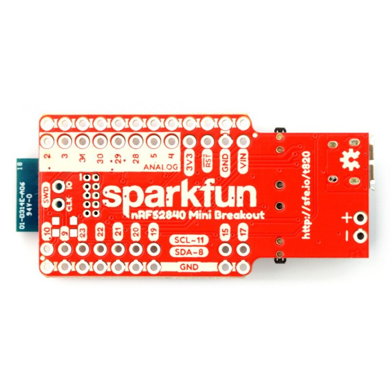 SparkFun Pro nRF52840 Mini - vývojová deska Bluetooth