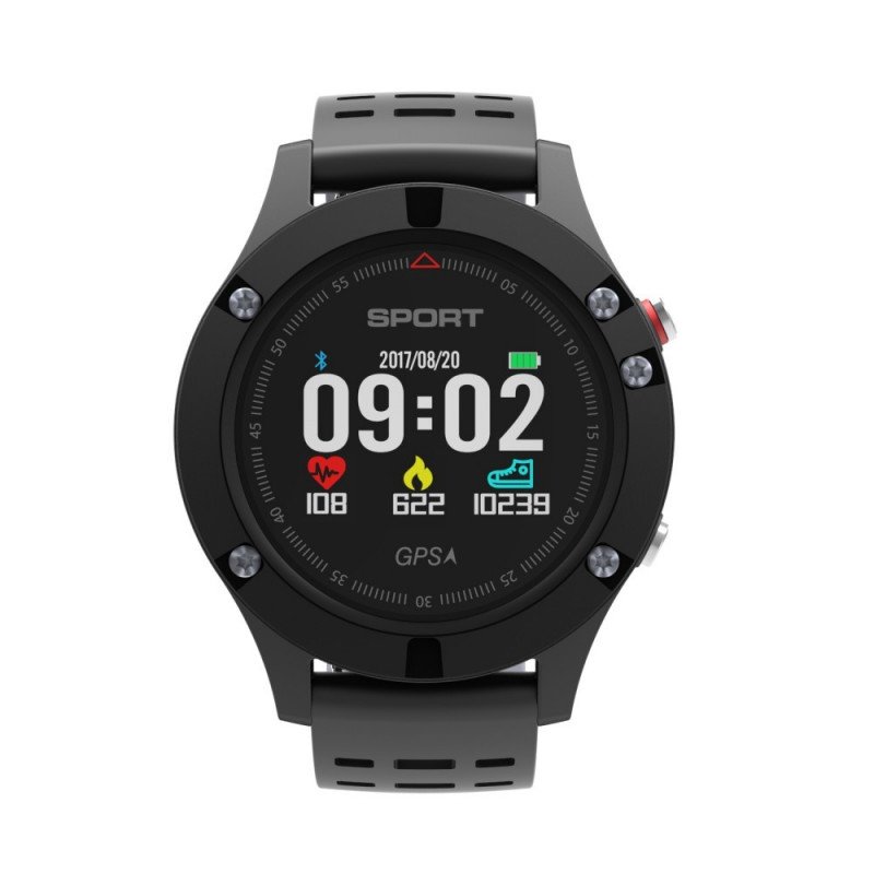 SmartWatch NO.1 F5 - Black - Chytré sportovní hodinky