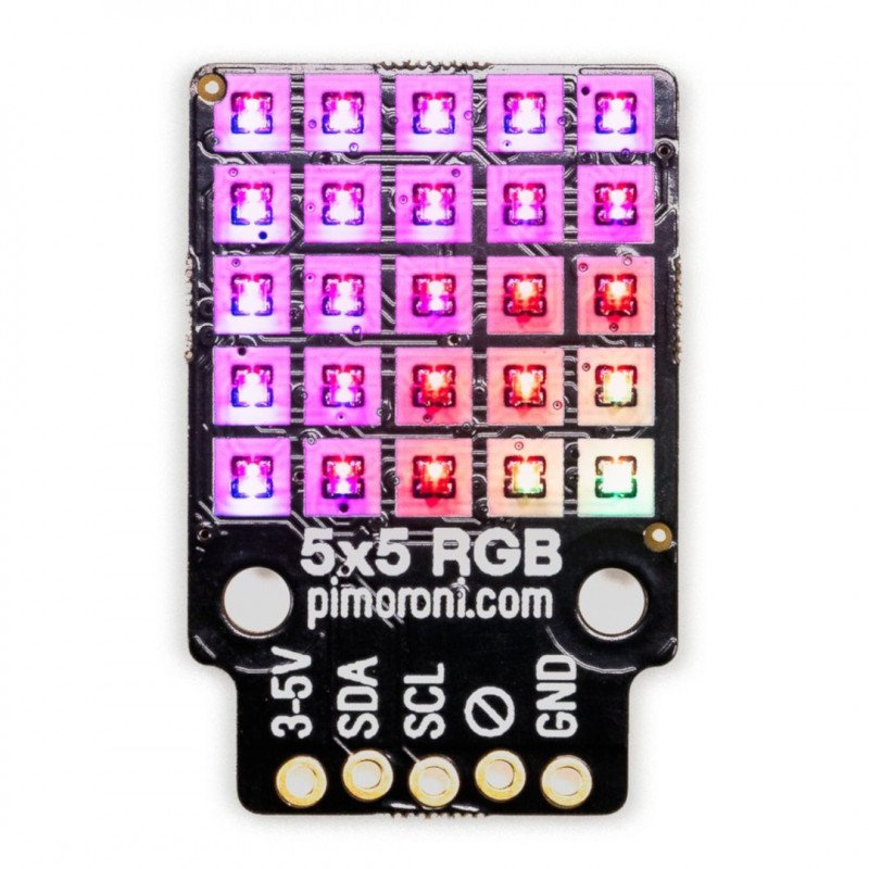 PiMoroni IS31FL3731 - RGB 5x5 I2C LED matice
