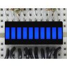 Pravítko LED displeje - 10 segmentů - modré - zdjęcie 3