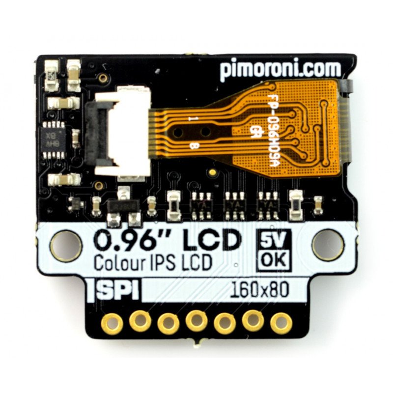 PiMoroni - grafický displej IPS 0,96 '' 160x90px SPI - barevný