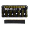 PiMoroni Micro Dot pHAT - 6místná matice LED 5x7 - překrytí pro Raspberry Pi - červená - zdjęcie 2