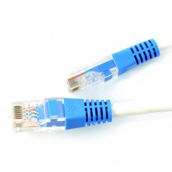 Patchcord Ethernet UTP 5e 1,5m - bílý