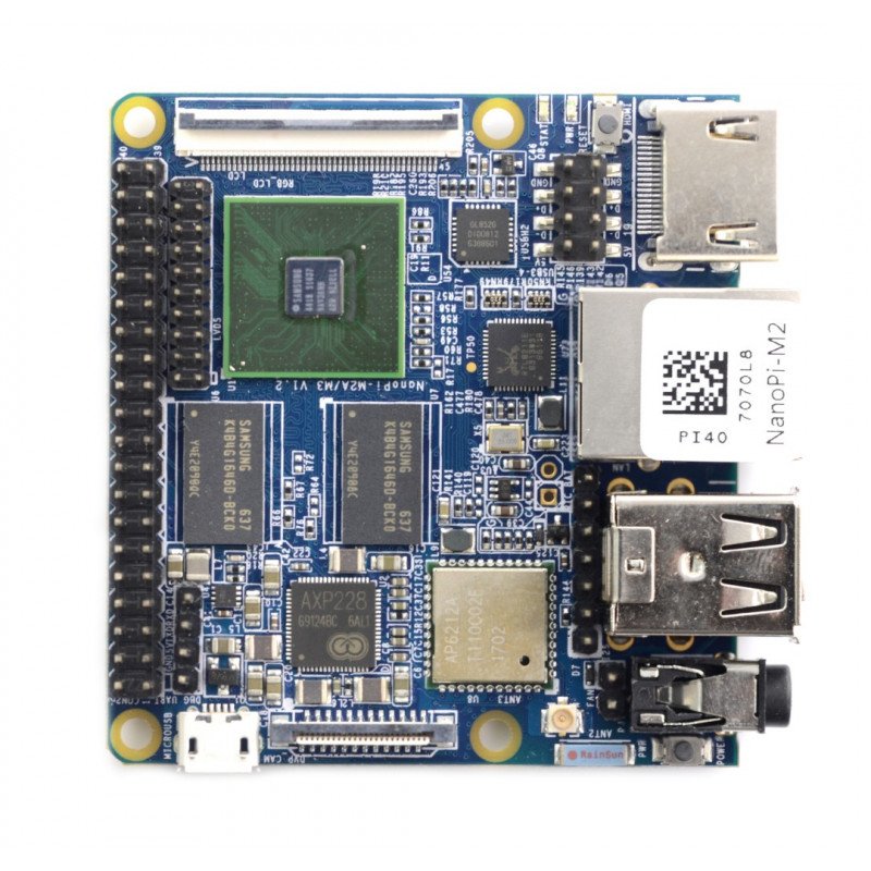 NanoPi M2A - Samsung S5P4418 Quad-Core 1,4GHz + 1GB RAM - WiFi + Bluetooth 4.0