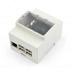 Pouzdro Raspberry Pi Model 2B / B + / A na DIN lištu