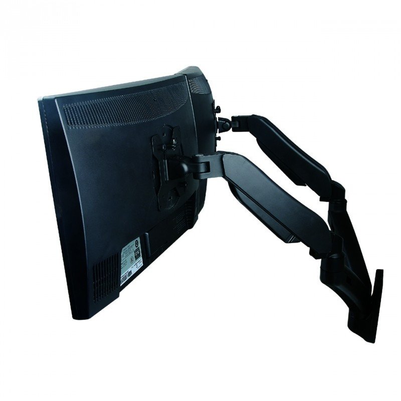 Plynový nástěnný držák pro 2 LED / LCD monitory ART L-14GW 13-27 "7kg - vertikální a horizontální nastavení