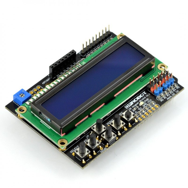 DFRobot LCD Keyboard Shield v1.1- displej pro Arduino