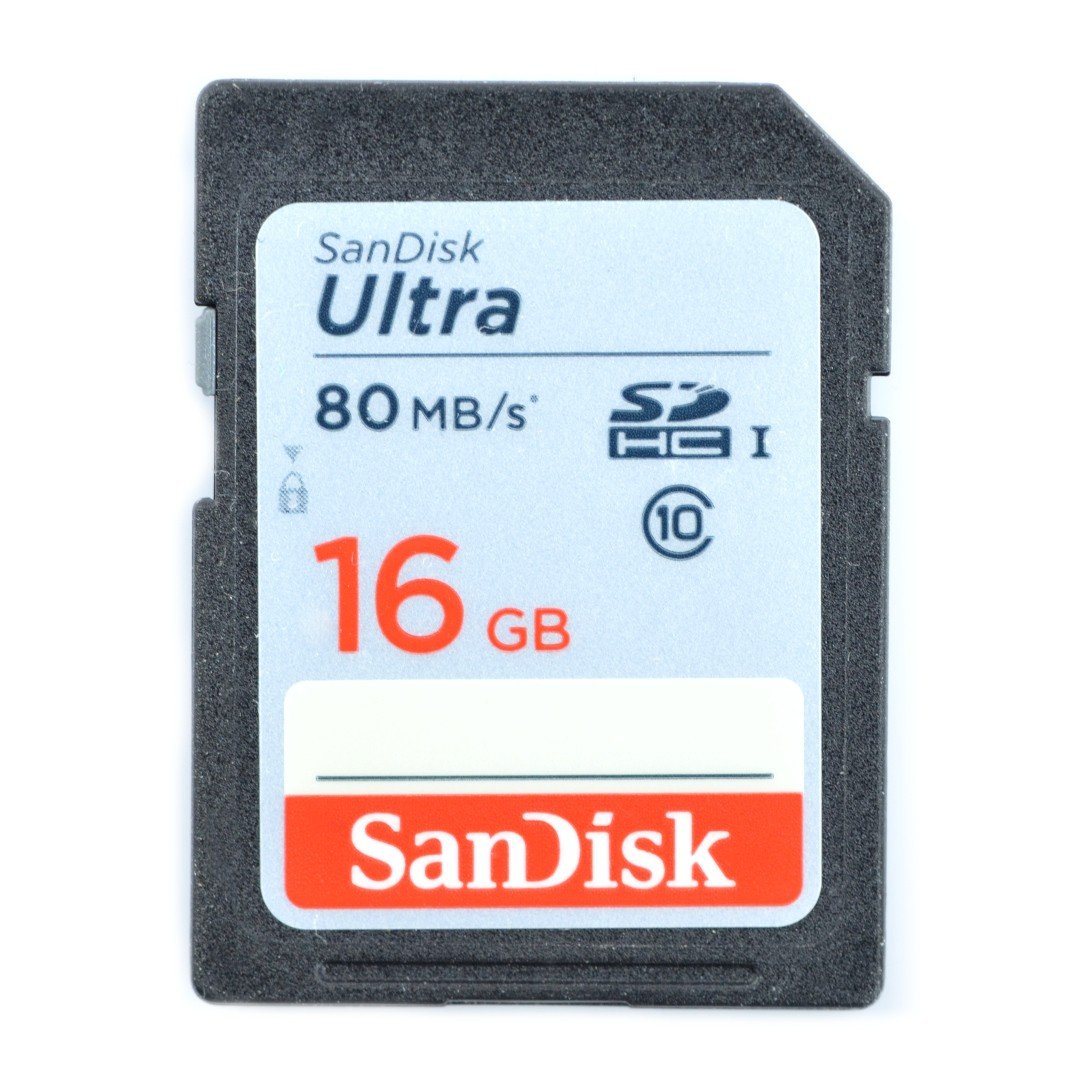 Paměťová karta SanDisk Ultra SD / SDHC 16 GB 533x UHS-I třídy 10