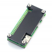 Pouzdro Raspberry Pi Zero - Fluo Open - černé