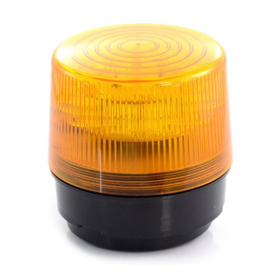 Magnetická signální lampa - LED 12V - oranžová