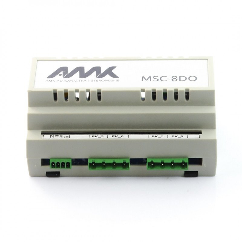 AMK MSC-8DO - HomeController - reléový modul - Modbus RS485