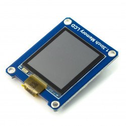 1,3palcový LCD displej s vestavěnou pamětí
