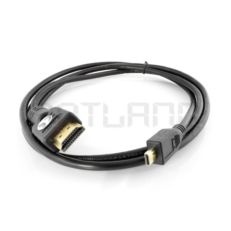 Kabel HDMI - microHDMI - dlouhý 1,5 m