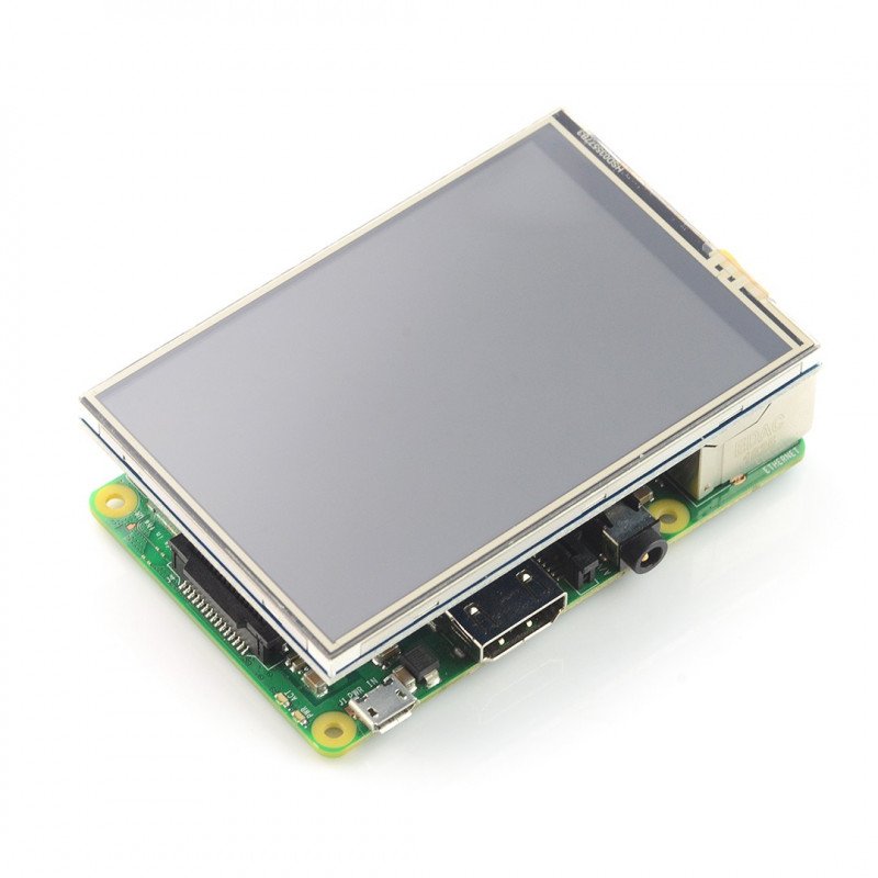 Dotykový displej - odporový LCD TFT 3,5 '' 320x480px GPIO pro Raspberry Pi