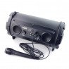 Bluetooth reproduktor UGo Bazooka Karaoke 16 W RMS s mikrofonem - černý - zdjęcie 2