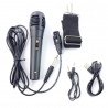 Bluetooth reproduktor UGo Bazooka Karaoke 16 W RMS s mikrofonem - černý - zdjęcie 3