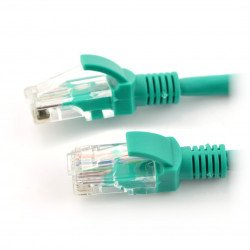 Lanberg Ethernet Patchcord UTP 5e 0,5m - zelený