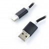 Kabel USB - USB typu C M-Life černý 2m - zdjęcie 2