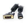 Kabel DVI - HDMI Gold v1.3b - 5 m - zdjęcie 1