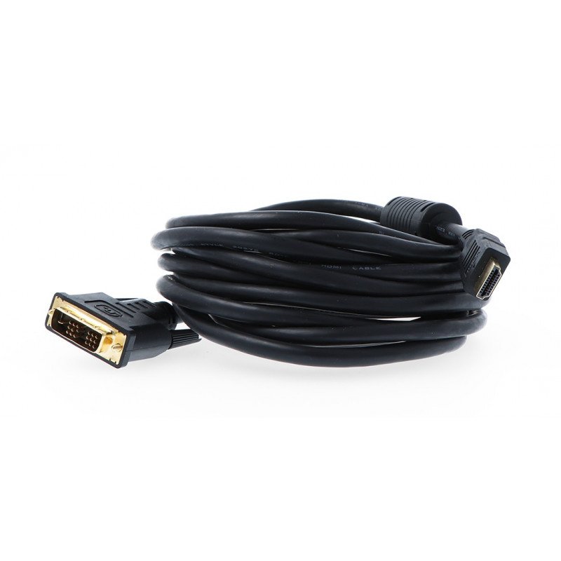 Kabel DVI - HDMI Gold v1.3b - 5 m
