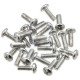 Šrouby M2,5, 8 mm dlouhé s podložkami - 10 ks. Šrouby M2,5, 8 mm dlouhé s podložkami - 10 ks.