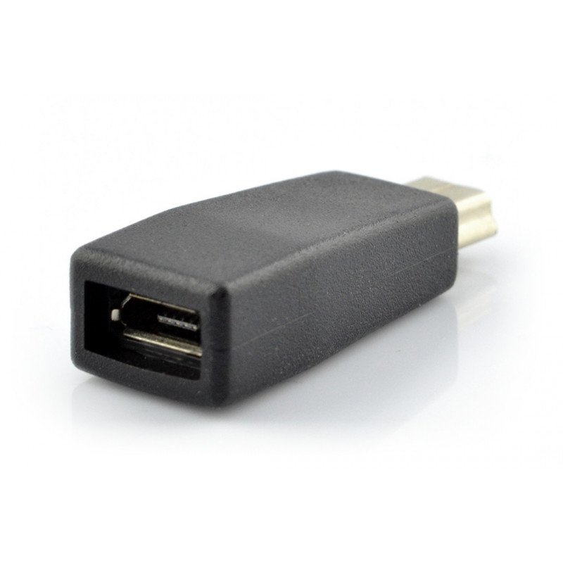 Adaptérový kabel mini USB zásuvka - micro USB zástrčka