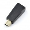 Adaptérový kabel mini USB zásuvka - micro USB zástrčka - zdjęcie 3