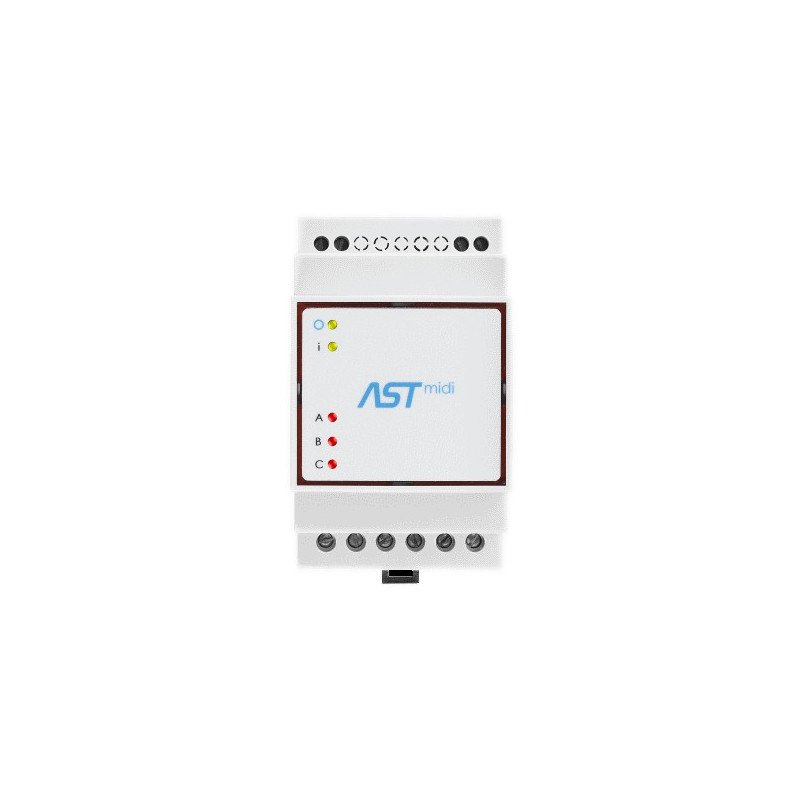 ASTmidi - orloj s GPS anténou - výstup 2x 230V / 5A