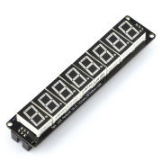 8 x 7segmentový modul displeje SPI pro montáž