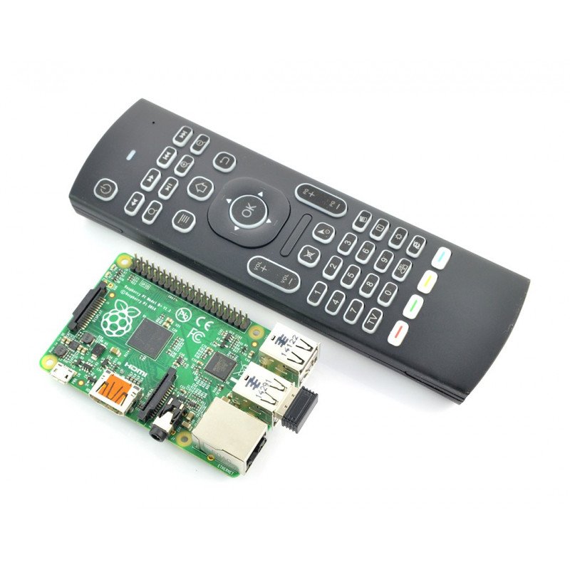 Bezdrátová klávesnice MX3 + Air Mouse + hlasové vytáčení - bezdrátové 2,4 GHz