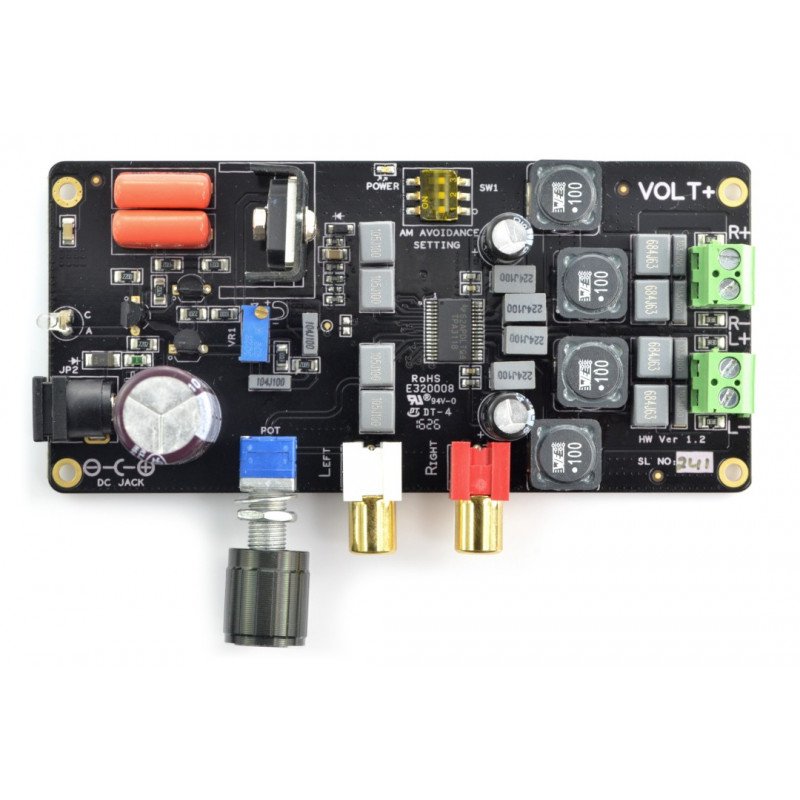 Volt + Amp - zesilovač třídy D 2x50W