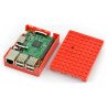 Pi-Blox - pouzdro Raspberry Pi Model 3/2 / B + - červené - zdjęcie 4