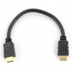 Kabel HDMI DeLock třídy 1,4 - 0,25 m dlouhý