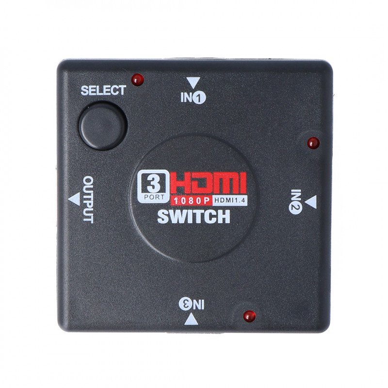 Přepněte HDMI 1.3b 1080p - 3 vstupy