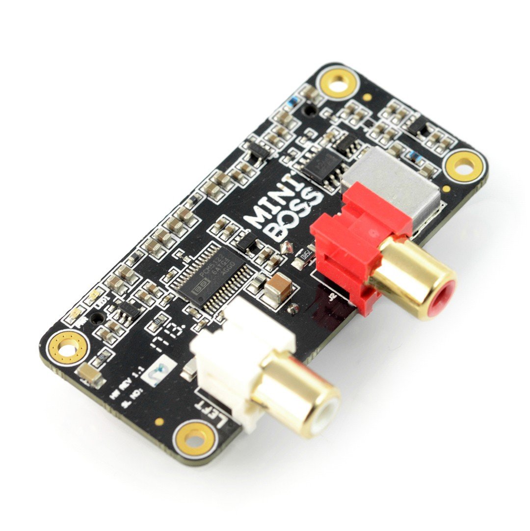 Mini Boss DAC - zvuková karta pro Raspberry Pi Zero