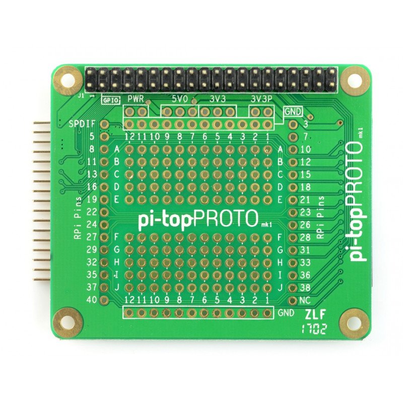 Pi-top - prototypová deska - HAT štít pro Raspberry Pi