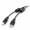 Kabel USB A - B s feritovým filtrem - 3,0 m - zdjęcie 2