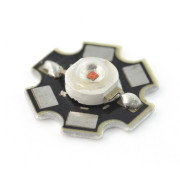1 W IR Power LED Star - infračervené 850 nm s chladičem