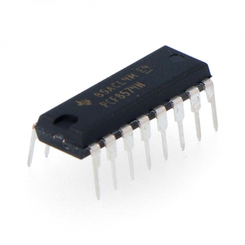 PCF8574 - expandér vývodů mikrokontroléru