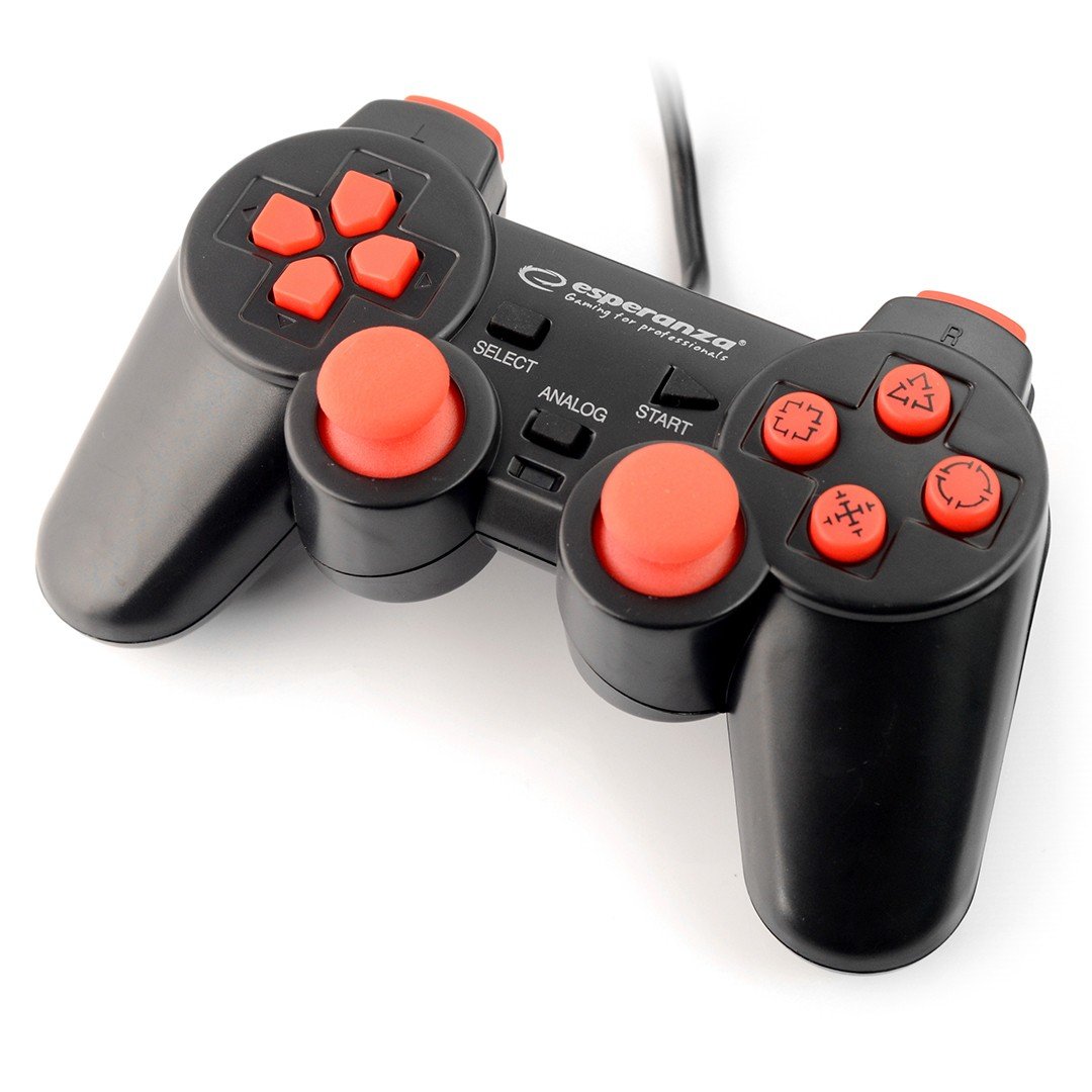 Gamepad Corsair - černý a červený