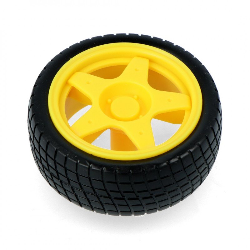 Kolo s pneumatikou 65x26mm - žluté